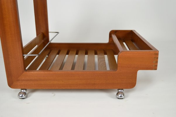 Scandinavian Modern Teak Trolley, 1970s-XNH-564549