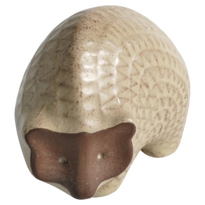 Scandinavian Modern Zigzag Patterned Earthenware Hedgehog, 1960s-RUK-1812301