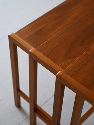 Scandinavian Nesting Tables, 1960s, Set of 3-QWP-1754631