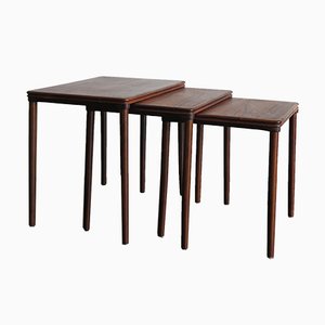 Scandinavian Nesting Tables by Johannes Andersen, 1960s, Set of 3-CC-1005111