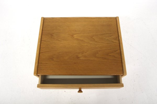 Scandinavian Oak Bedside Table, 1960-GEK-2041133