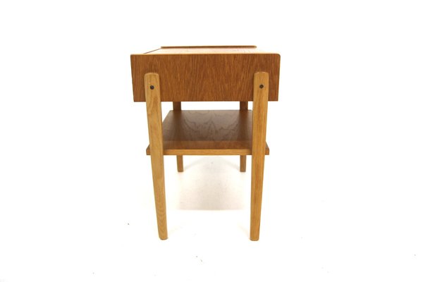 Scandinavian Oak Bedside Table, 1960-GEK-2041133