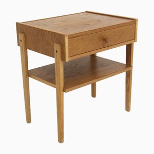 Scandinavian Oak Bedside Table, 1960-GEK-2041133