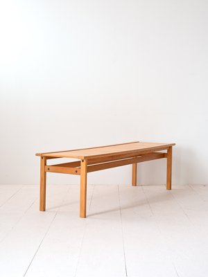 Scandinavian Oak Bench, 1960s-QWP-2035510