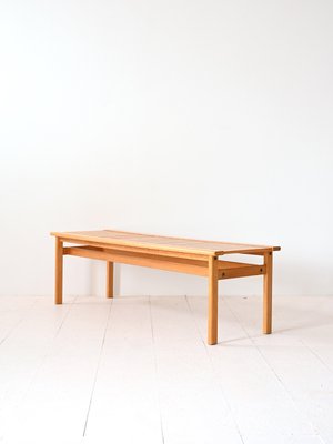 Scandinavian Oak Bench, 1960s-QWP-2035510