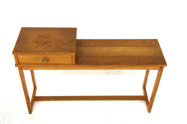 Scandinavian Oak Bench, Sweden, 1960s-GEK-1374262