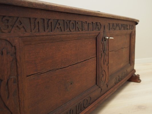 Scandinavian Oak Chest, 18th Century-VND-1791678