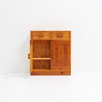 Scandinavian Pine Cabinet in the style of Charlotte Perriand, 1970s-SV-1814514