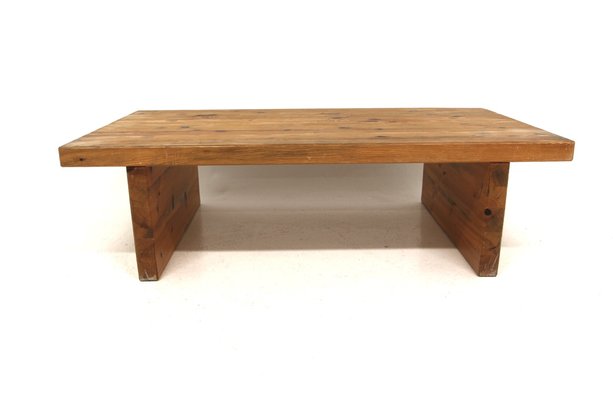 Scandinavian Pine Coffee Table by Sven Larsson, Sweden, 1970s-GEK-1761778