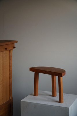 Scandinavian Pine Tripod Stool, 1970s-MXF-1410674