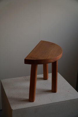 Scandinavian Pine Tripod Stool, 1970s-MXF-1410674