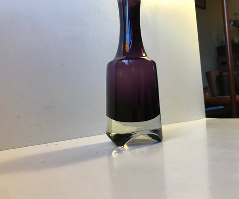 Scandinavian Purple Sommerso Glass Gin Decanter, 1970s-LCR-682709