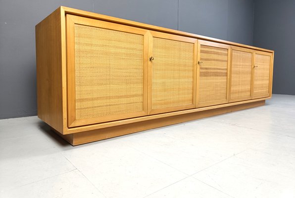 Scandinavian Rattan Sideboard, 1970s-IRH-2040331