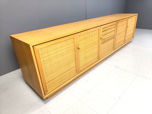 Scandinavian Rattan Sideboard, 1970s-IRH-2040331