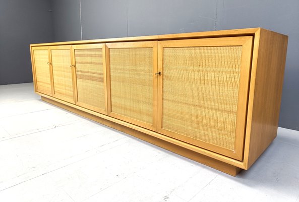 Scandinavian Rattan Sideboard, 1970s-IRH-2040331