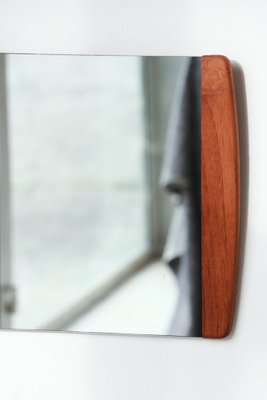 Scandinavian Rectangular Mirror in Teak, 1960s-YRI-1765285