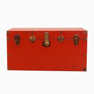 Scandinavian Red Chest, 1950s-VND-1795646