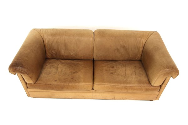 Scandinavian Remo Leather Sofa, Dux, Sweden, 1960s-GEK-1723634