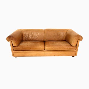 Scandinavian Remo Leather Sofa, Dux, Sweden, 1960s-GEK-1723634