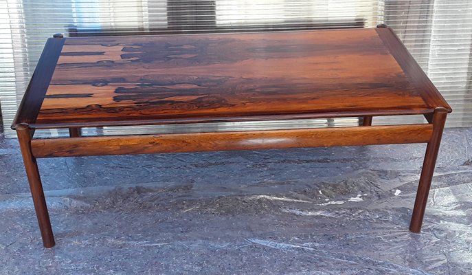 Scandinavian Rosewood Coffee Table from Dokka Mobler, 1970s-HOI-1235741