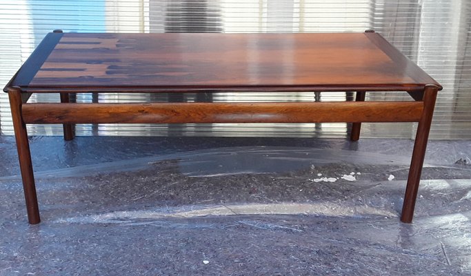 Scandinavian Rosewood Coffee Table from Dokka Mobler, 1970s-HOI-1235741