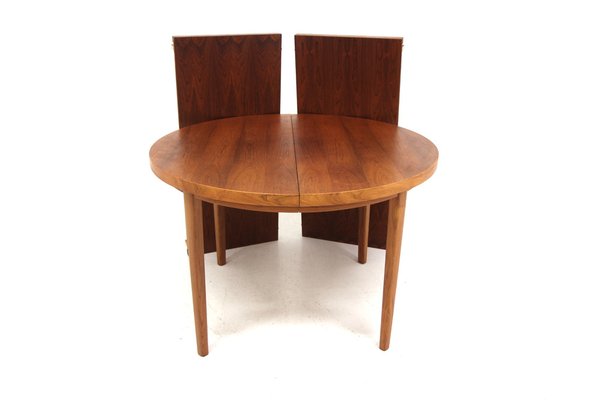 Scandinavian Rosewood Dining Table, Sweden, 1960s-GEK-2043253