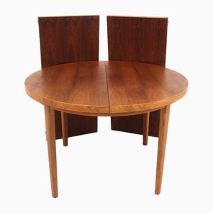 Scandinavian Rosewood Dining Table, Sweden, 1960s-GEK-2043253