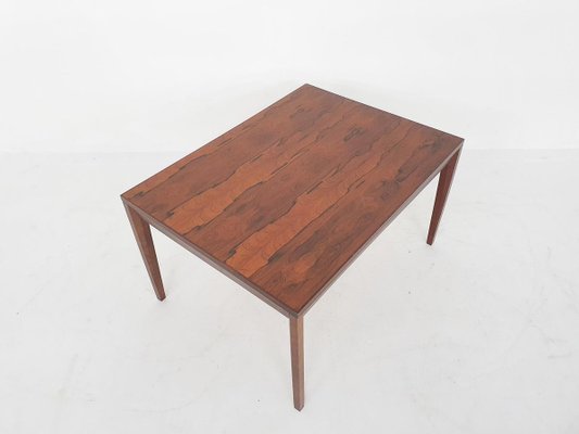 Scandinavian Rosewood Rectangle Coffee Table, 1960s-ZO-889567