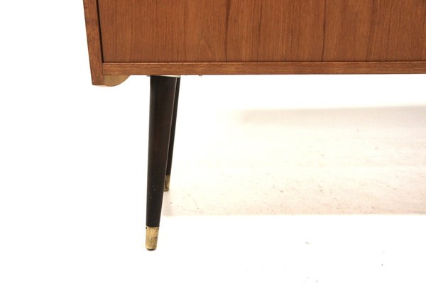 Scandinavian Roulette Teak Sideboard from Möbel-Ikea, Sweden, 1960s-GEK-2043108