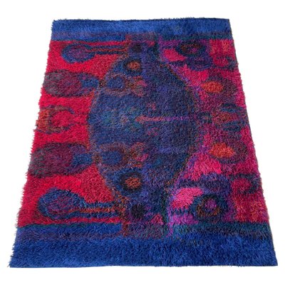 Scandinavian Rya Rug by Oili Mäki for Finnrya Oy Ab, Finland-QZ-1345695