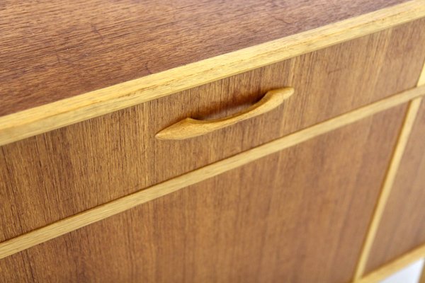 Scandinavian Sideboard in Teak and Oak from Bjärnum, Sweden, 1960-GEK-2028415