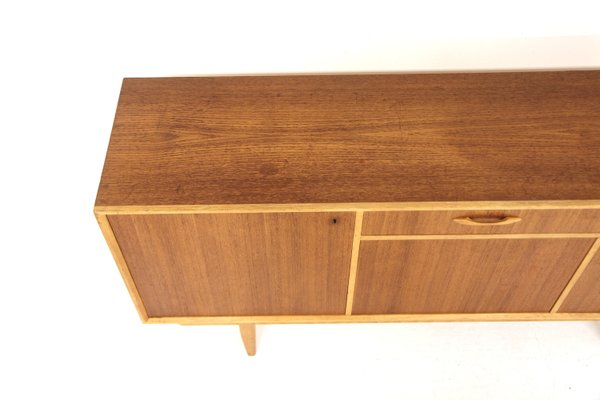 Scandinavian Sideboard in Teak and Oak from Bjärnum, Sweden, 1960-GEK-2028415