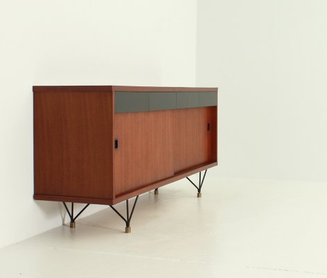 Scandinavian Sideboard in Teak Wood, 1950s-UB-1818669