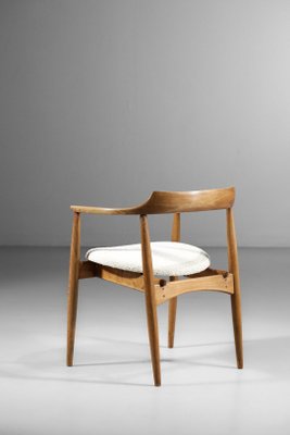 Scandinavian Solid Oak Armchair, 1960-YU-1133313