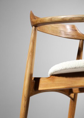 Scandinavian Solid Oak Armchair, 1960-YU-1133313