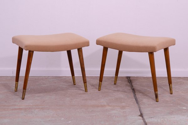 Scandinavian Stools by Blasting and Sedláček, Czechoslovakia, 1960s, Set of 2-HXT-1725510