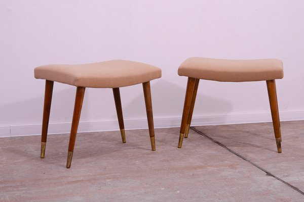 Scandinavian Stools by Blasting and Sedláček, Czechoslovakia, 1960s, Set of 2-HXT-1725510