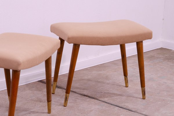 Scandinavian Stools by Blasting and Sedláček, Czechoslovakia, 1960s, Set of 2-HXT-1725510