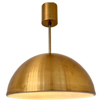 Scandinavian Style Brass Pendant, Former Czechoslovakia, 1970s-TZ-2018665