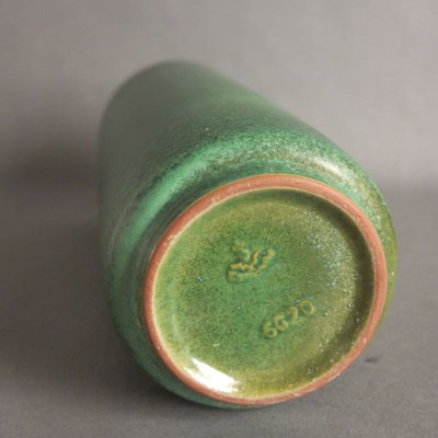 Scandinavian Style Ceramic Cylinder Vase by Friedgard Glatzle for Karlsruher Majolika, 1960s-WK-716822