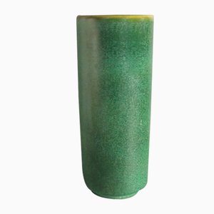 Scandinavian Style Ceramic Cylinder Vase by Friedgard Glatzle for Karlsruher Majolika, 1960s-WK-716822