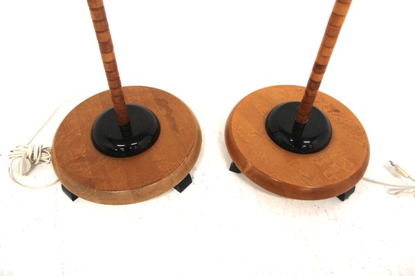 Scandinavian Svanhals Floor Lamps, Markslöjd, Sweden, 1980s, Set of 2-GEK-2043258