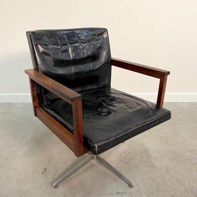 Scandinavian Swivel Chair, 1950s-TWF-1813356