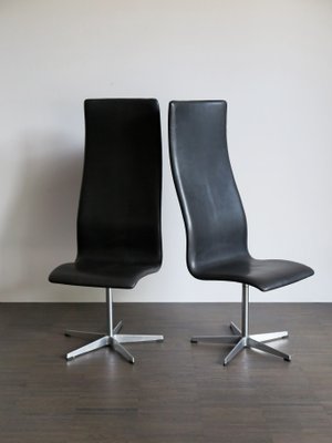 Scandinavian Swivel Chairs by Arne Jacobsen for Fritz Hansen, 1960s, Set of 2-CC-1003711