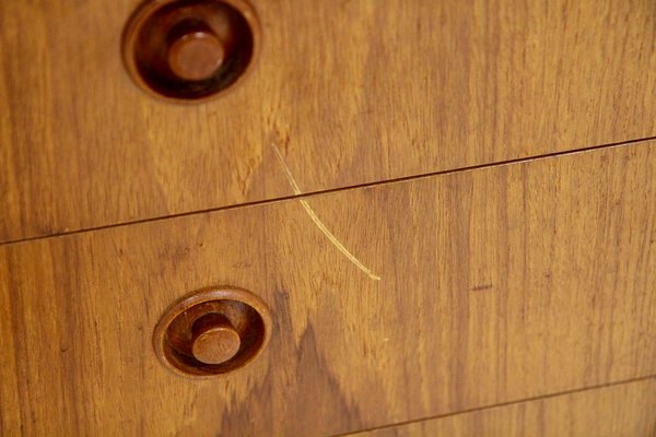 Scandinavian Tallboy Dresser in Teak, Sweden, 1960s-GEK-1786638