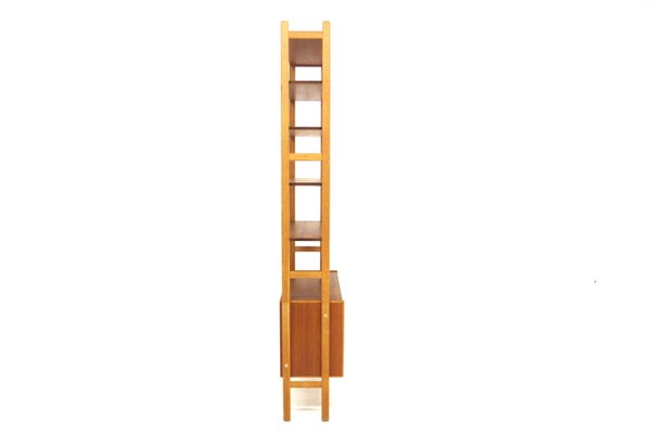 Scandinavian Teak and Oak Bookcase, Sweden, 1960s-GEK-2022964