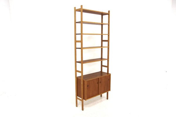 Scandinavian Teak and Oak Bookcase, Sweden, 1960s-GEK-2022964