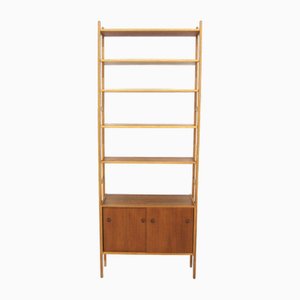 Scandinavian Teak and Oak Bookcase, Sweden, 1960s-GEK-2022964