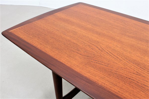 Scandinavian Teak and Rosewood Coffee Table from Ilse Möbel, 1950s-ZQ-1718700