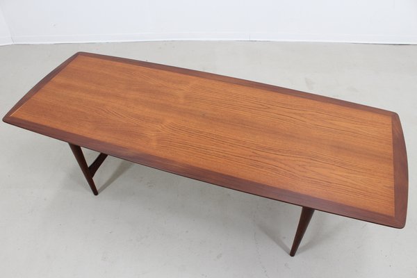 Scandinavian Teak and Rosewood Coffee Table from Ilse Möbel, 1950s-ZQ-1718700